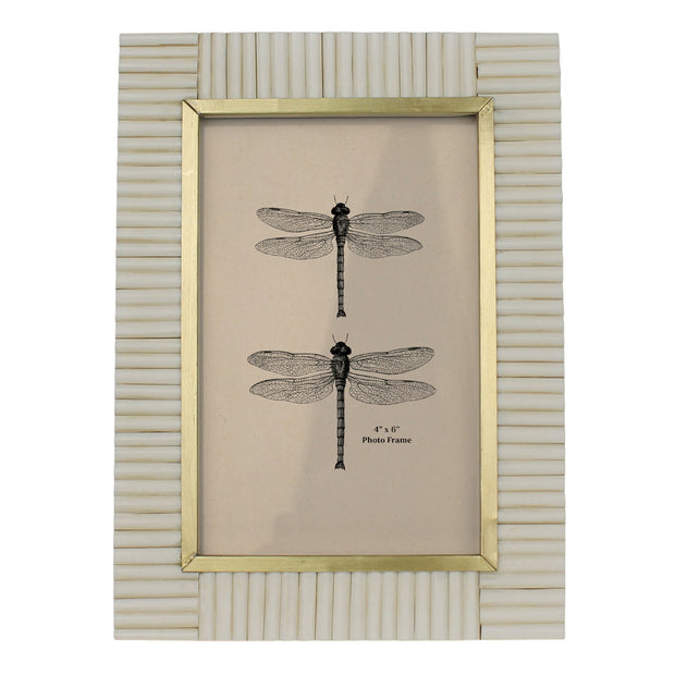 Resin & Brass Picture Frame - 4" x 6"