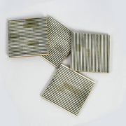 Pinstripe Inlay Coasters