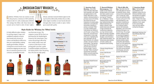 Complete Whiskey Course Cocktail Book
