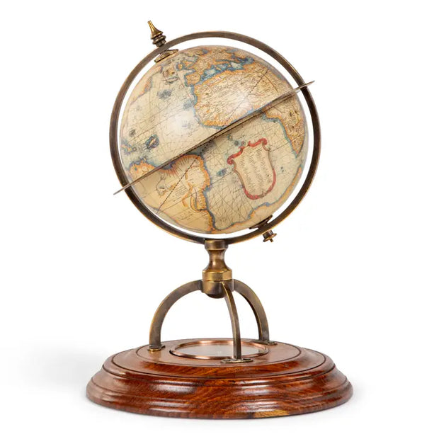 Terrestrial Globe with Compass