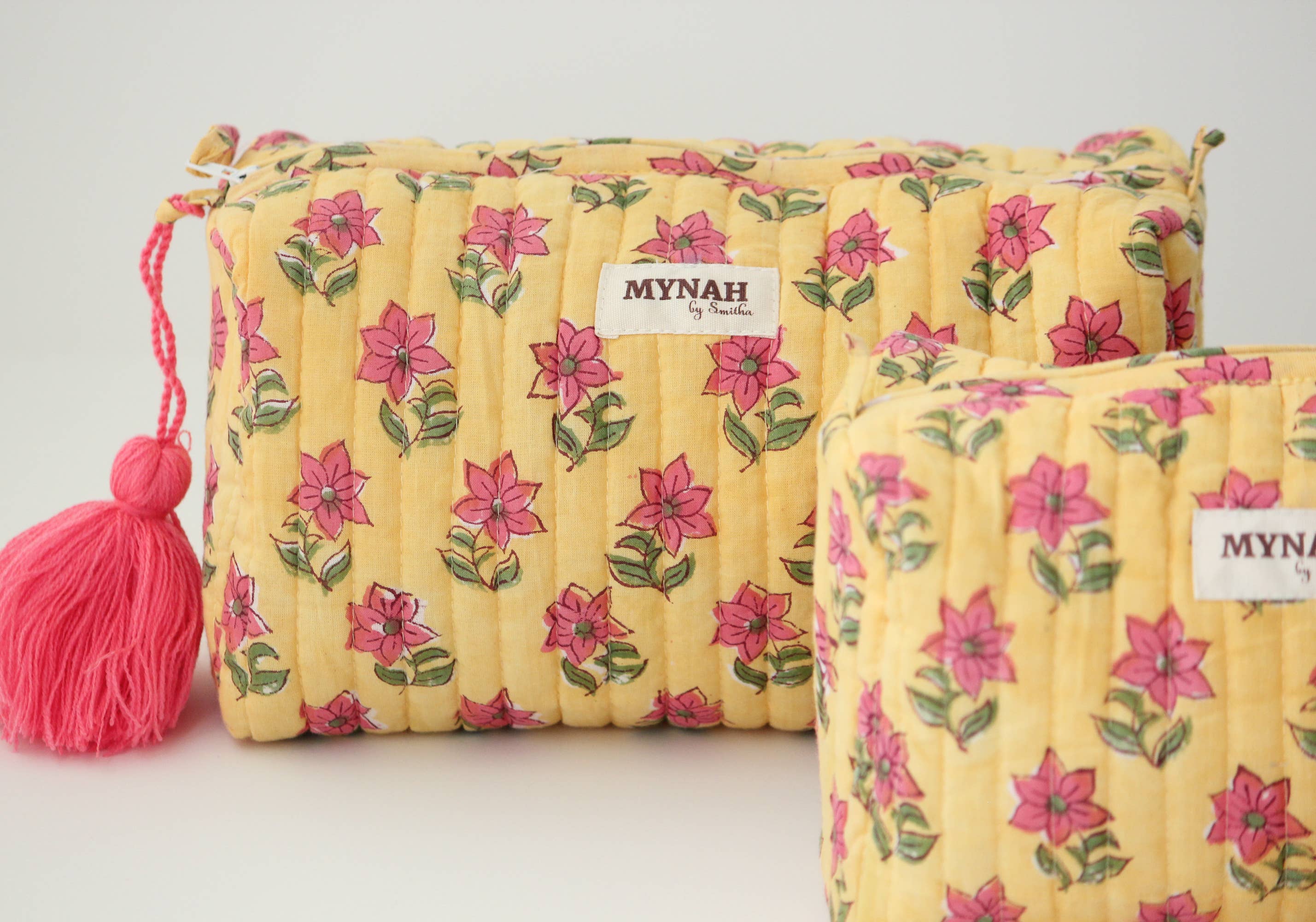 Petunias motif travel/make up/organizer/wet bag