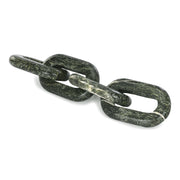 Forest Green  Marble Chain Sculpture