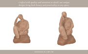 Terracotta Thinking Man Figurine