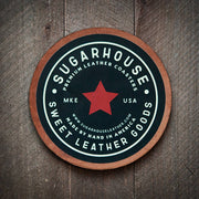 Call Me Old Fashioned Leather Coaster Set