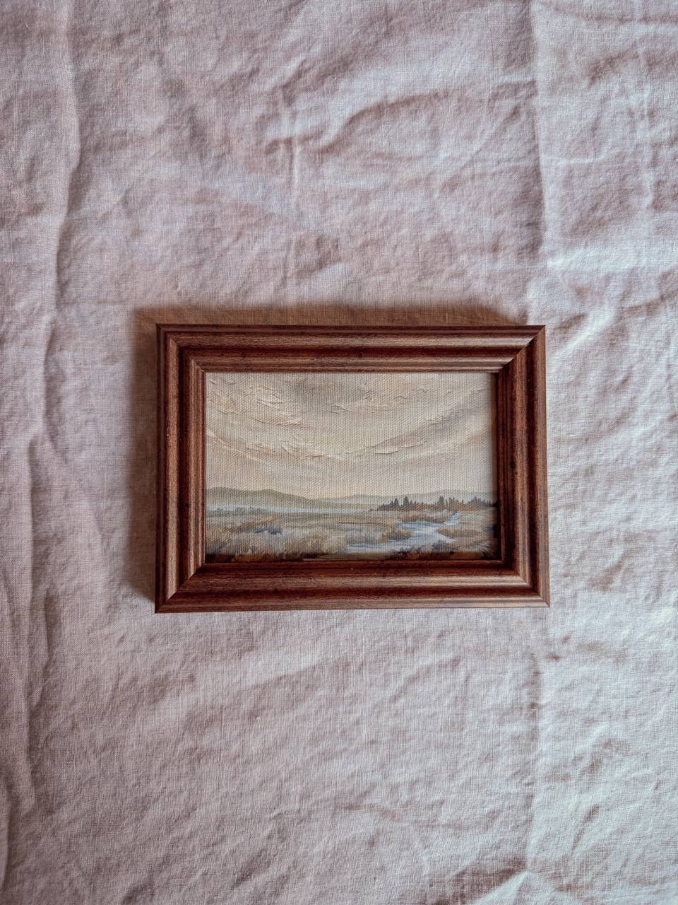 Antique Style Framed Art Print - Landscape - 