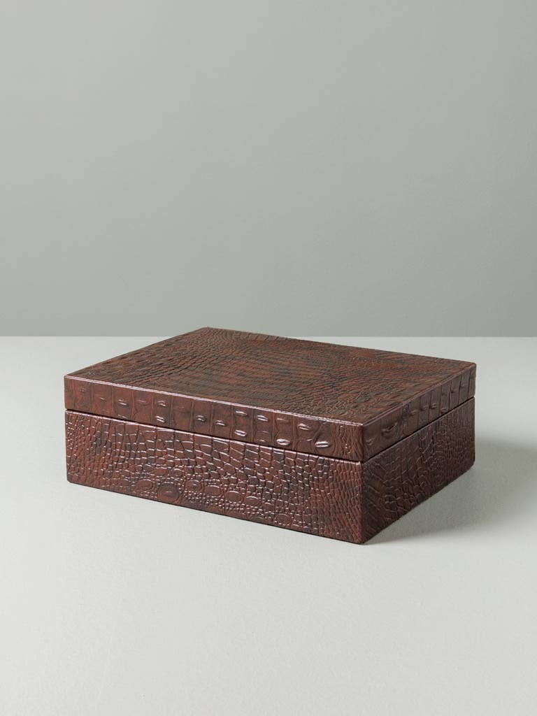 Large leather box Bond