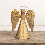 ANTIQUE GOLD ANGEL TREE TOPPER