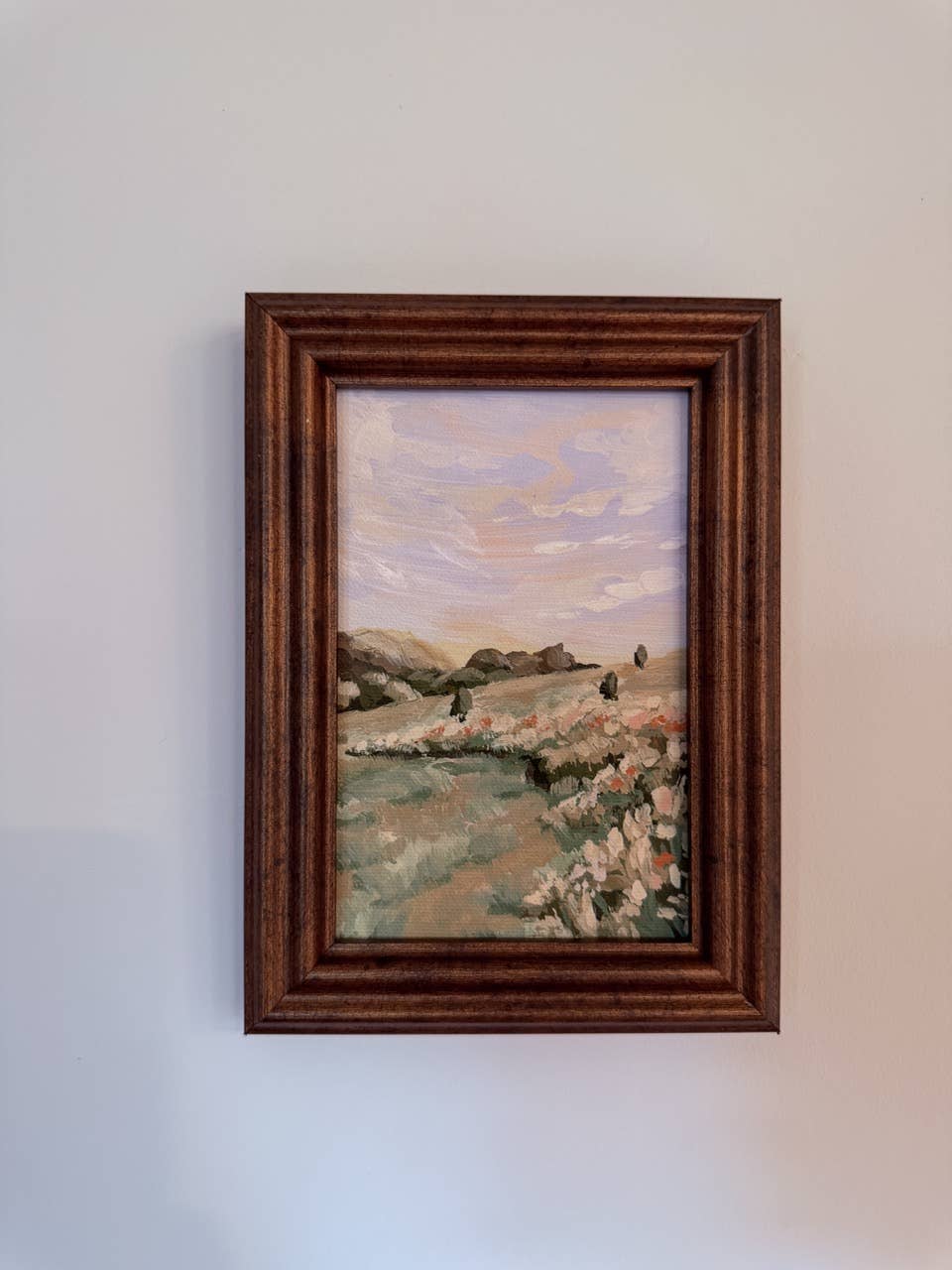 Antique Style Framed Art Print - Landscape - 