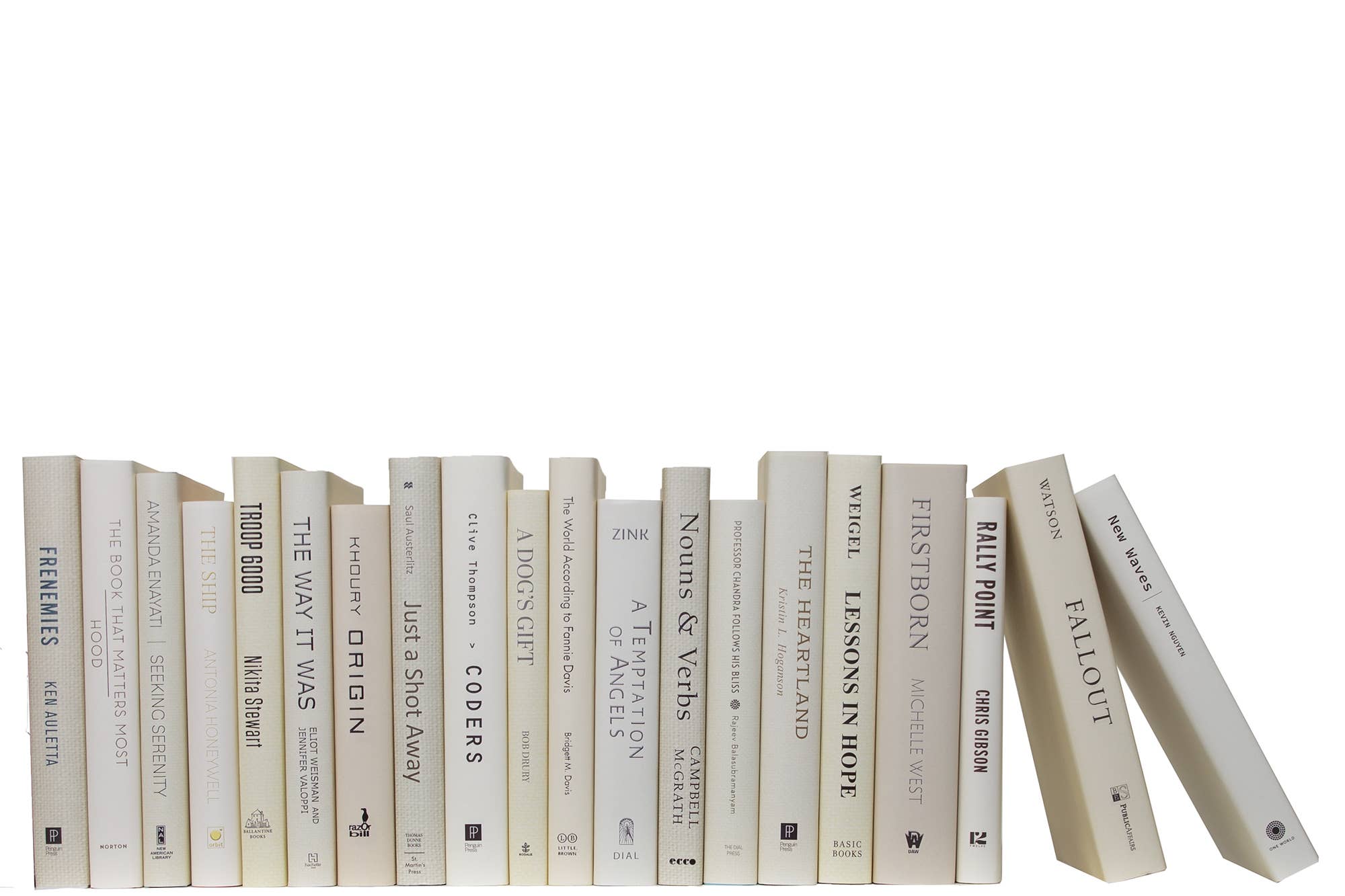 Decorative Books By The Foot – Beach Dust Jacket, Beige
