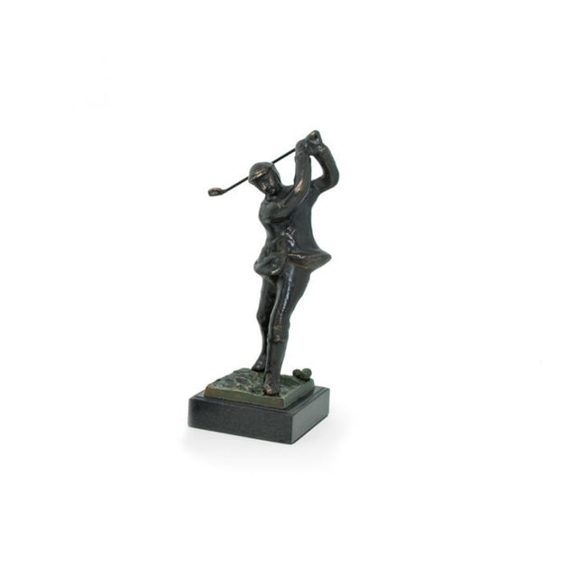 Bronzed Metal Golfer - Medium