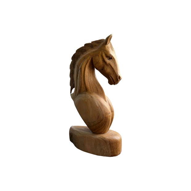 Wooden Horse Sculpture