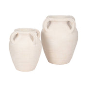 White Amphora Multi-Handle Jug