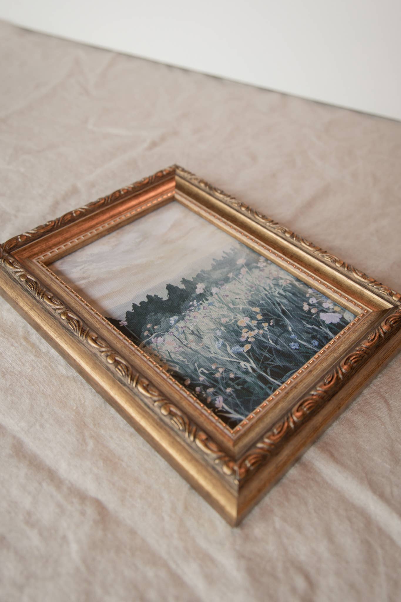 Antique Style Framed Art Print-Landscape-