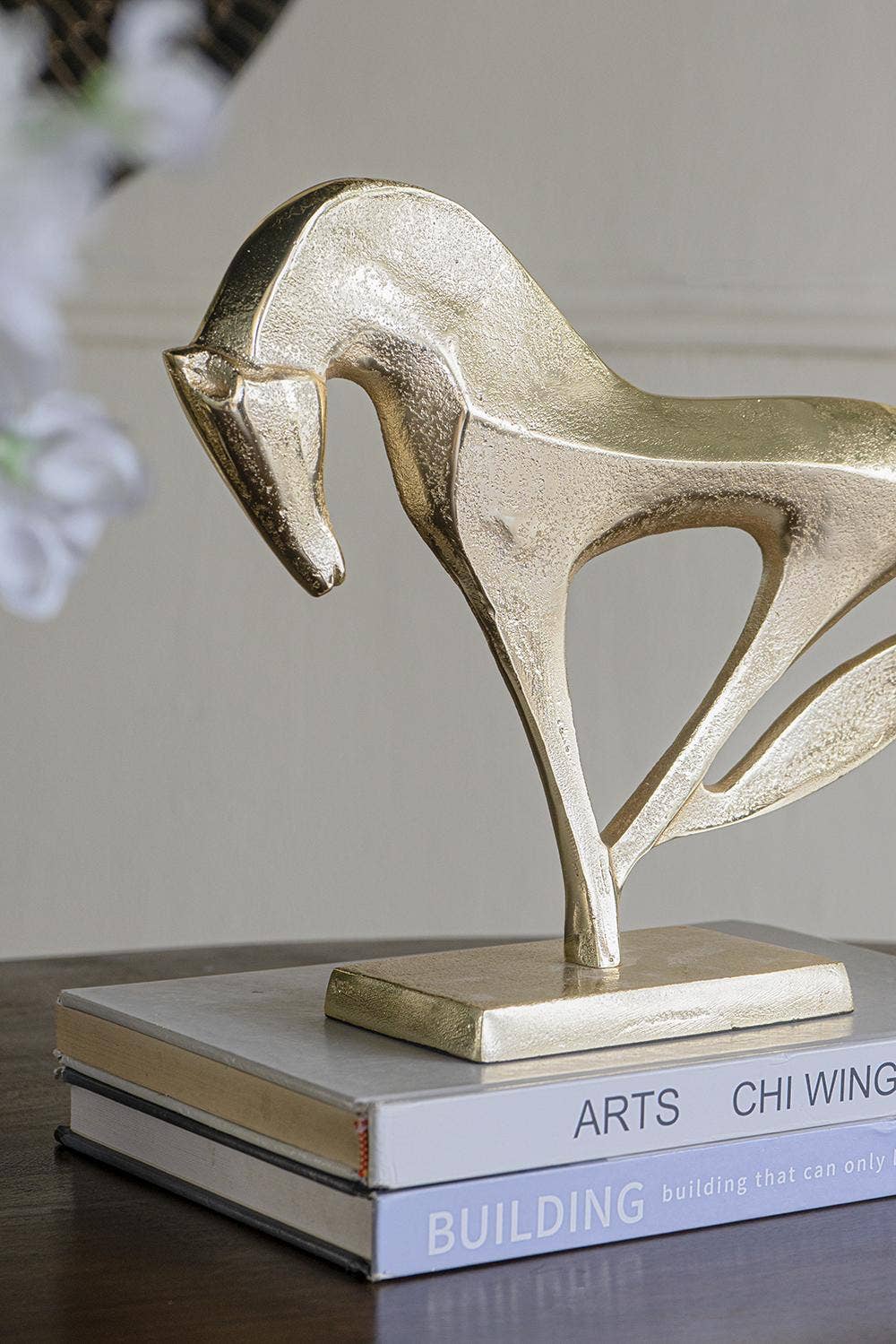 Abstract Horse Sculpture