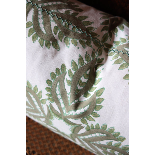 17" x 32" - Verdin Dark Sage Bolster