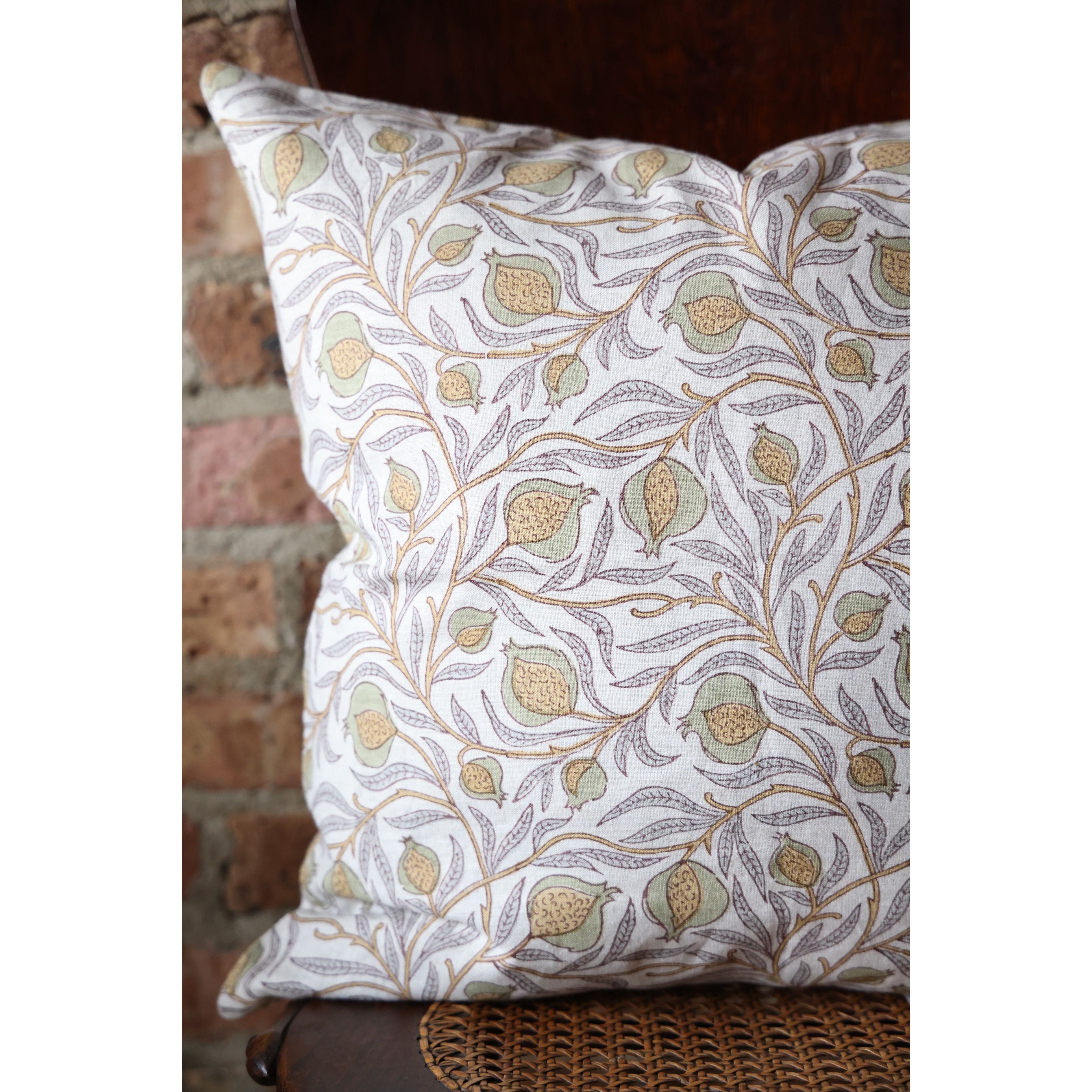 Medusa Overland Linen Cushion