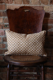 Naples Saffron Linen Cushion