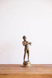 Vintage Brass Boy Statue