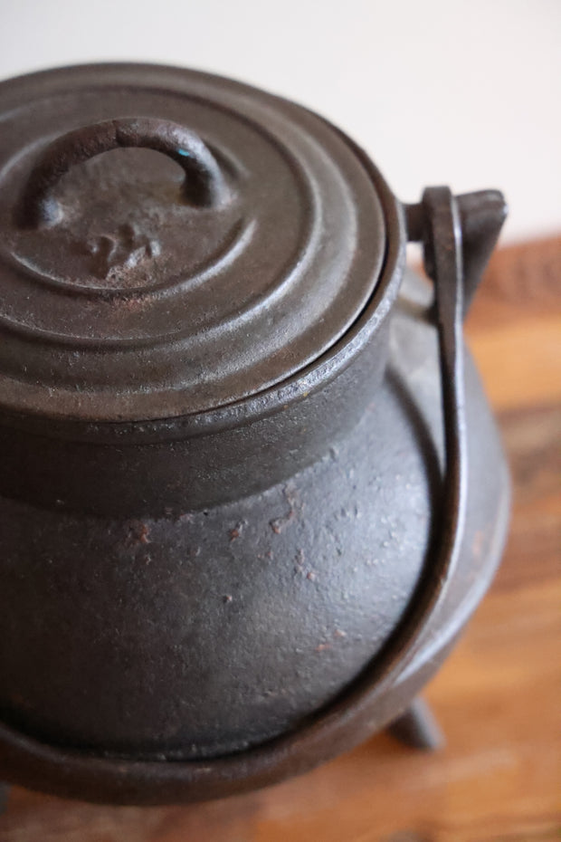 Vintage Cast Iron Cauldron