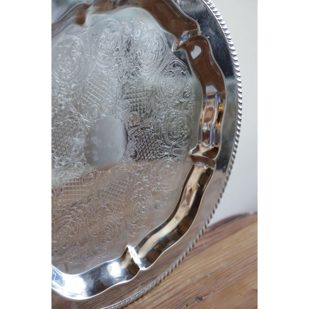 Silver Metal Tray