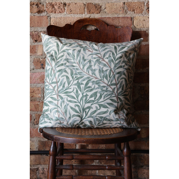 Willow Bough Sage Green Outdoor Pillow