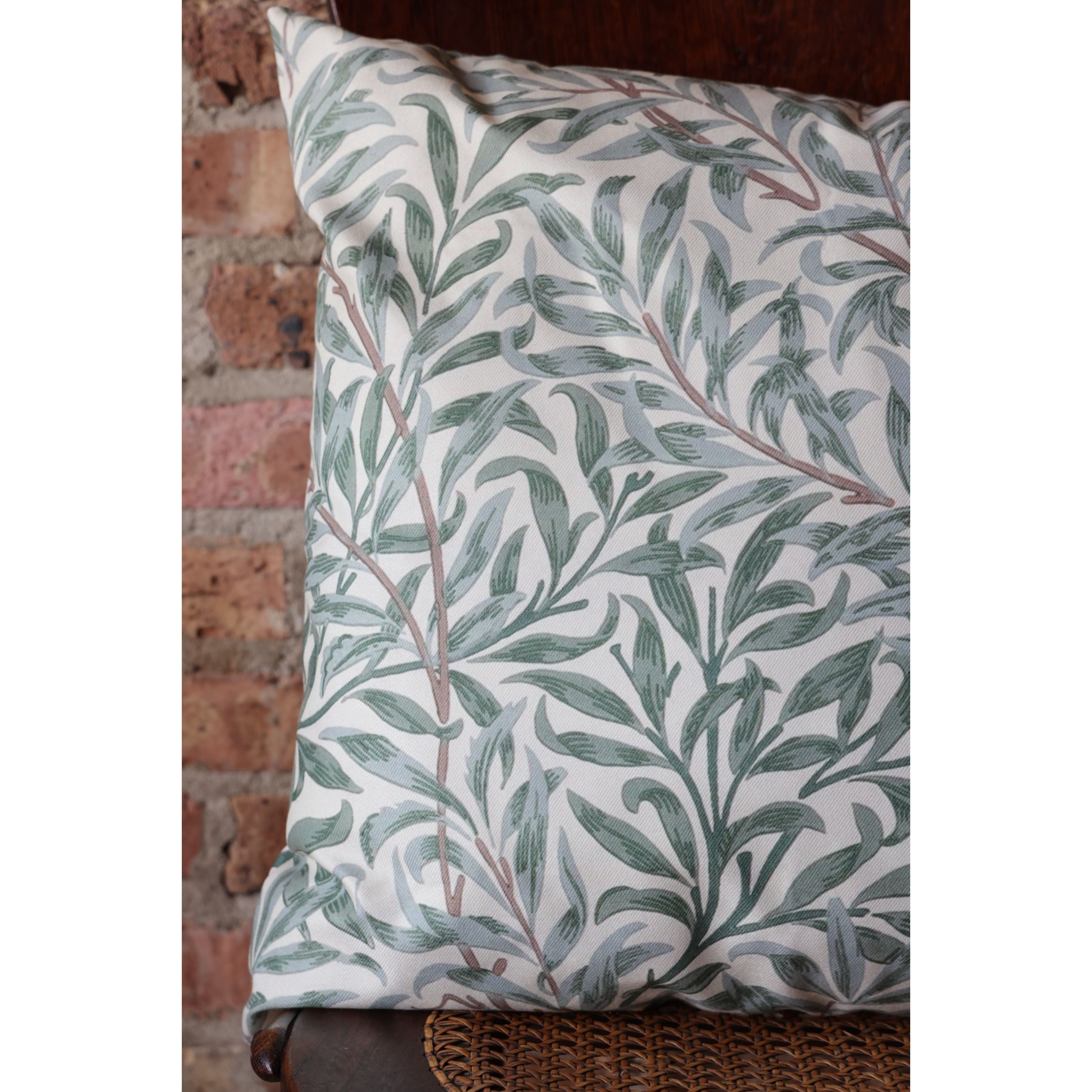 Willow Bough Sage Green Outdoor Pillow