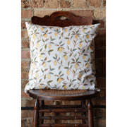 Lemons Cream Outdoor Pillow
