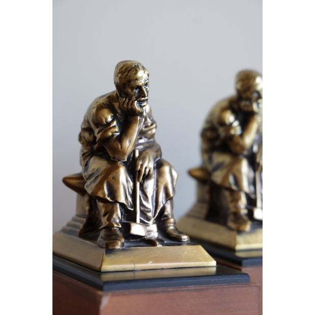 Vintage Thinking Man Bookends