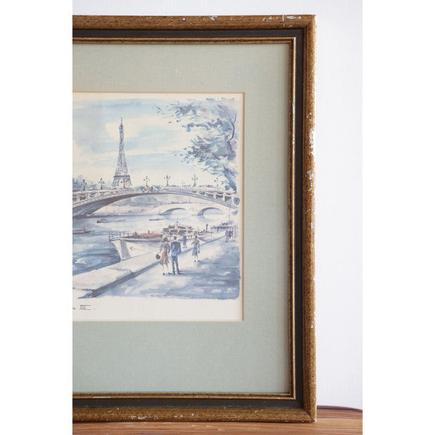 Vintage Parisian Painting