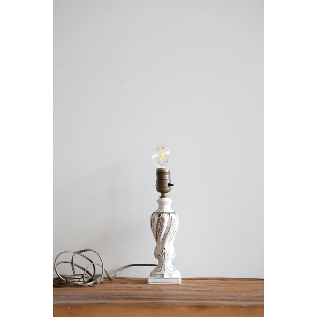 Mini Porcelain Painted Lampbase