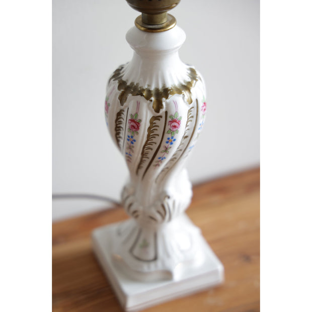 Mini Porcelain Painted Lampbase