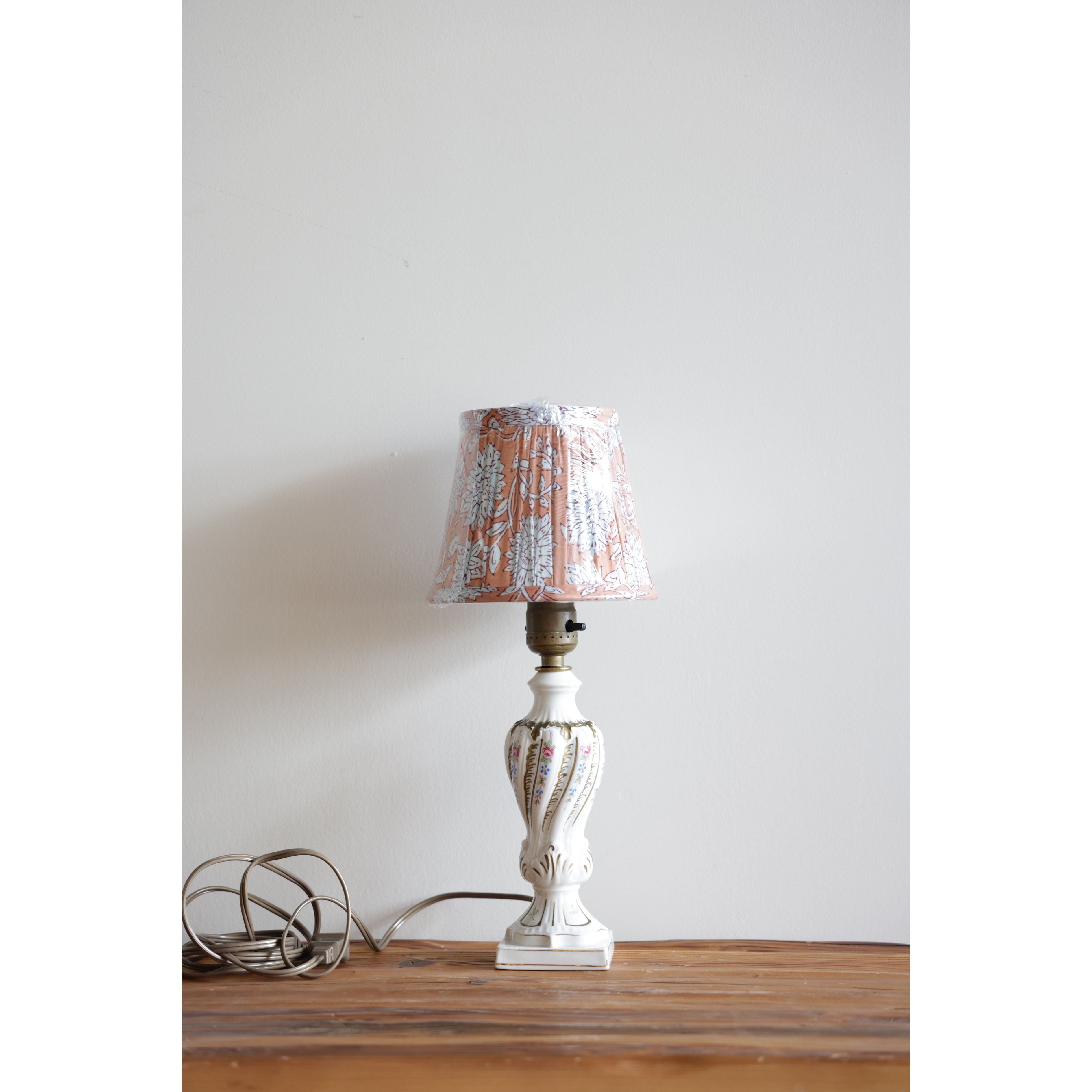 Mini Porcelain Painted Lampbase