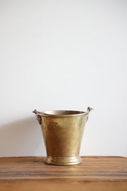 Vintage Brass Bucket w/ Handle