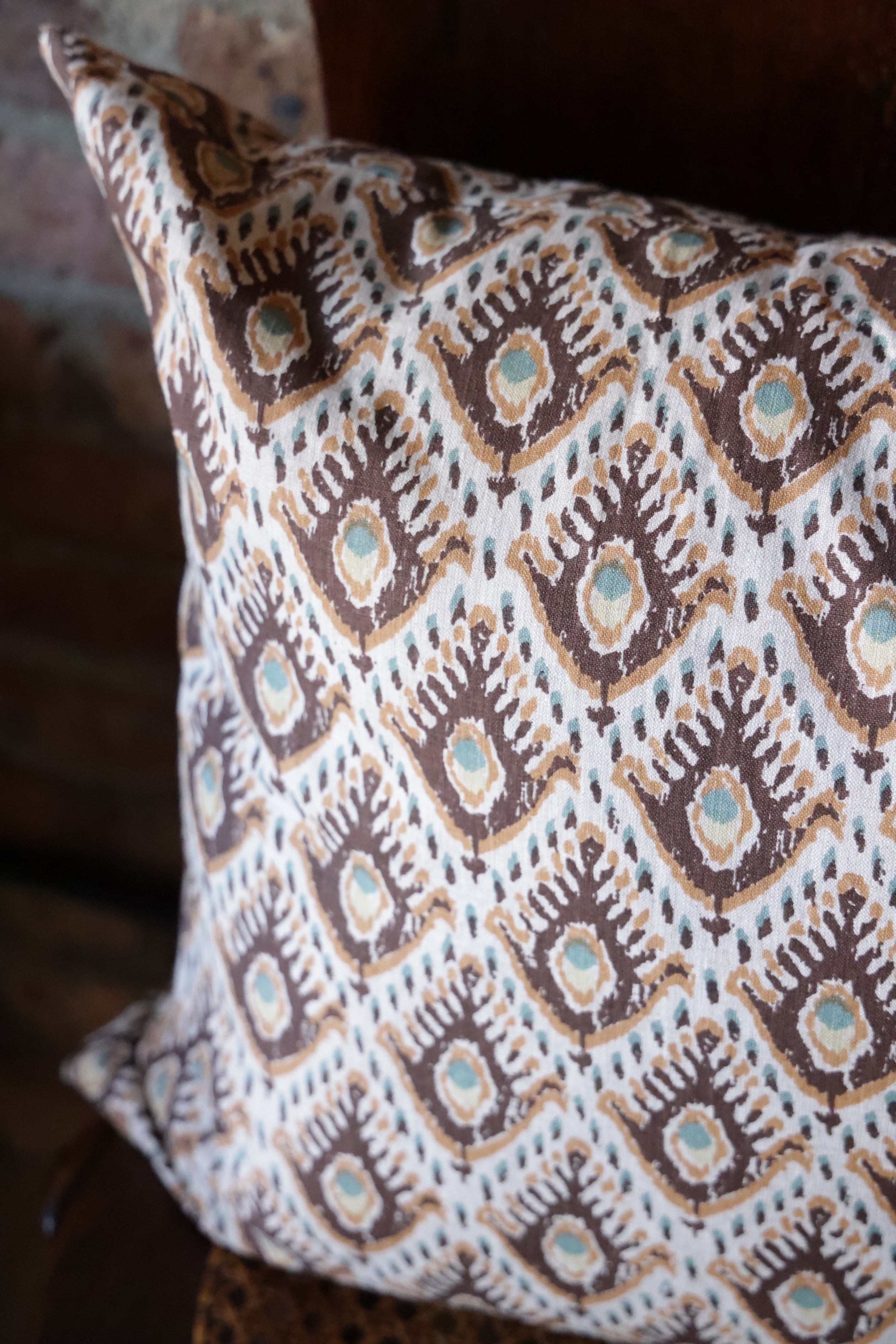 Tashkent Sumac Linen Pillow - 20