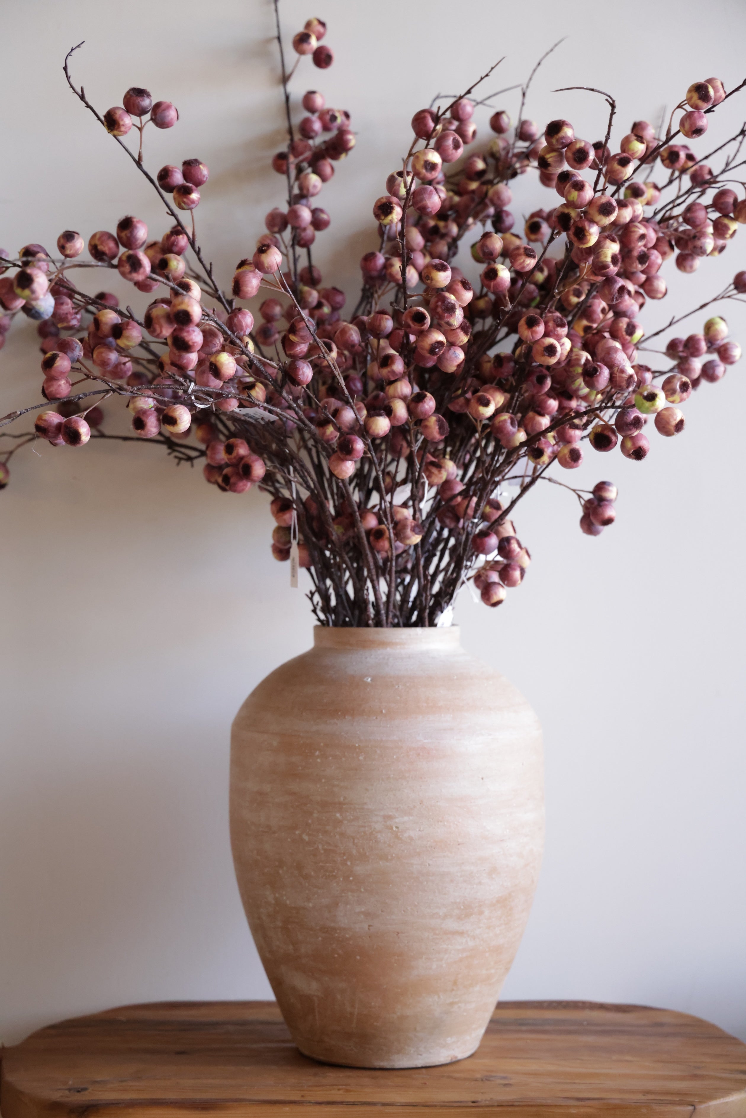 Berry Hawthorn Stem Pink