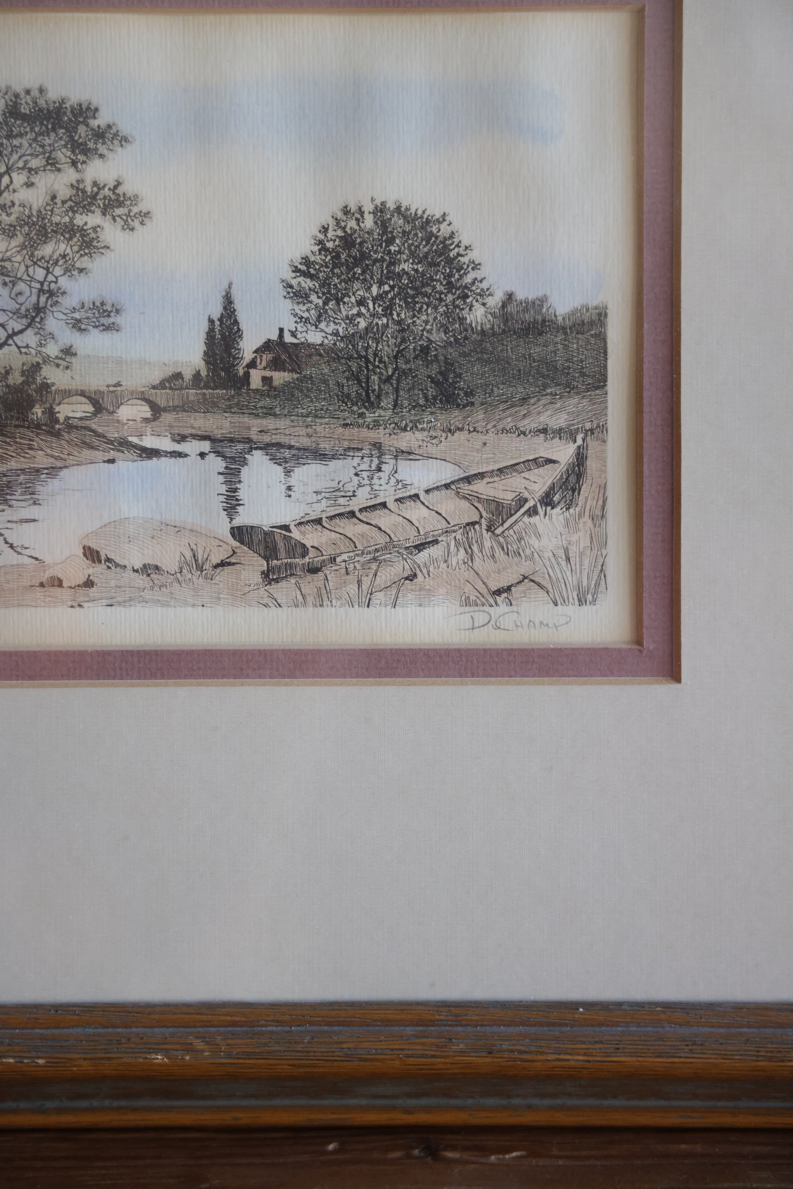 Vintage Pond  Art