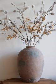 45 inch Flocked Thistle Stem