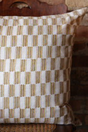 Lagos Saffron Linen Pillow - 22" x 22"