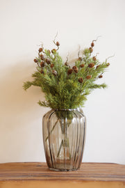 20" PINE W/ PINECONES BUSH