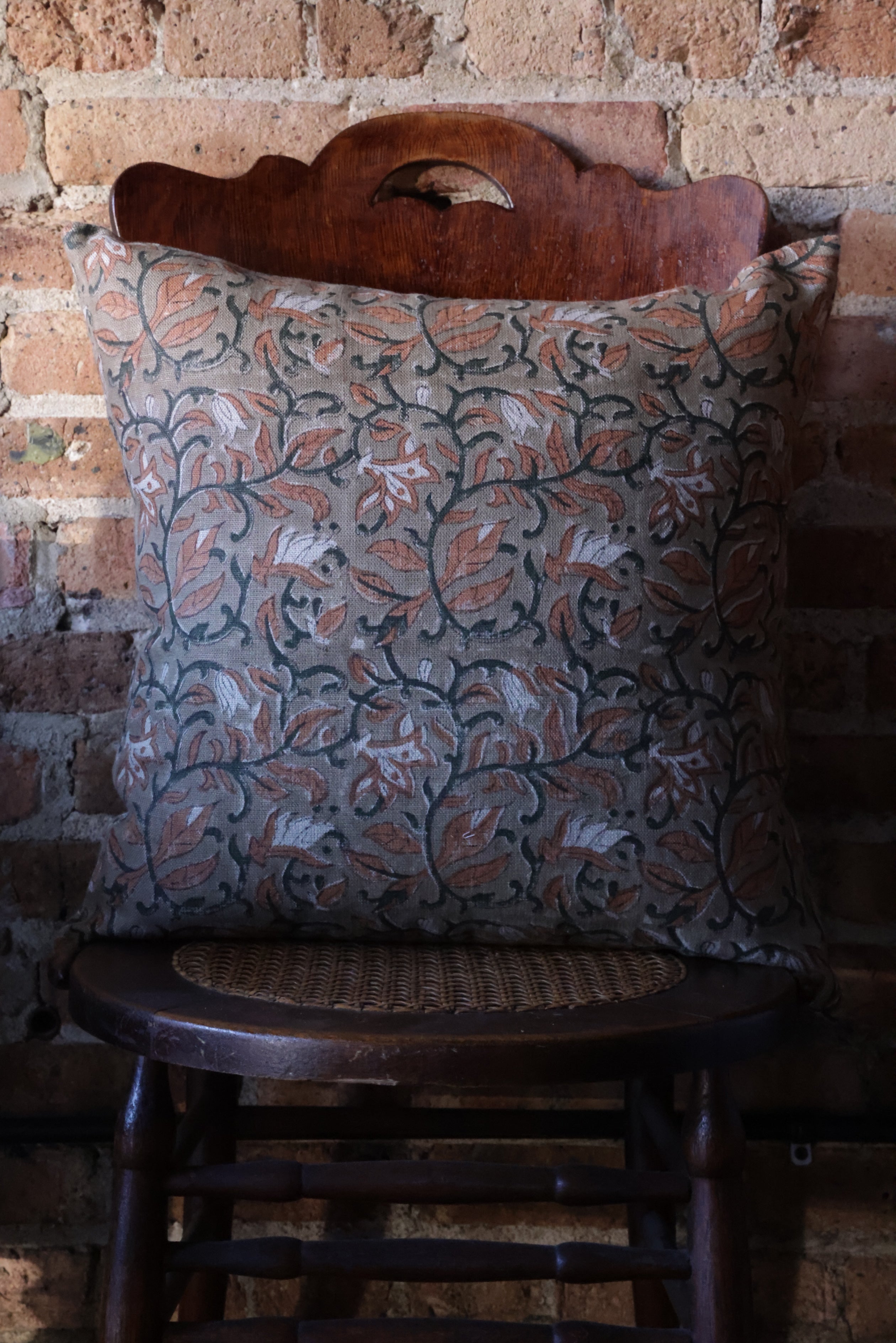 Charles Block Print Pillow