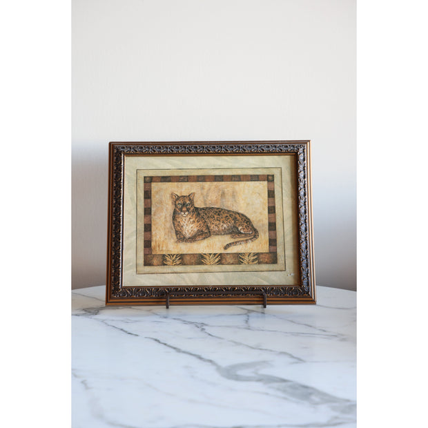 Framed Leopard Print