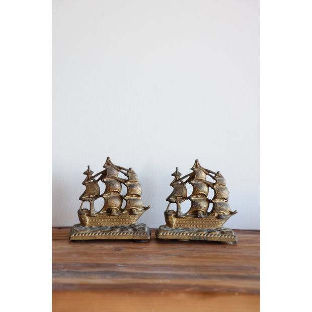 Pair of Ship Bookends