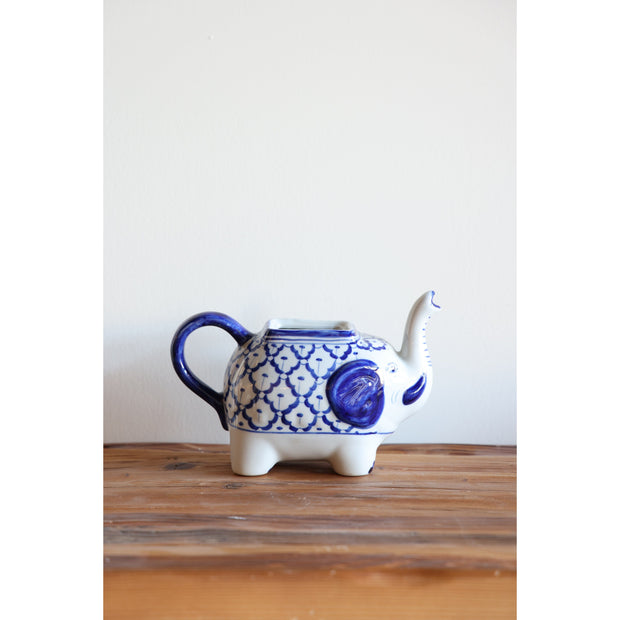 Ceramic Elephant Tea Pot