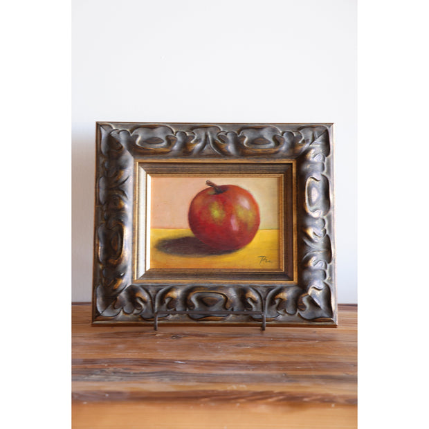 Apple Oil Painting by Pia Peterson