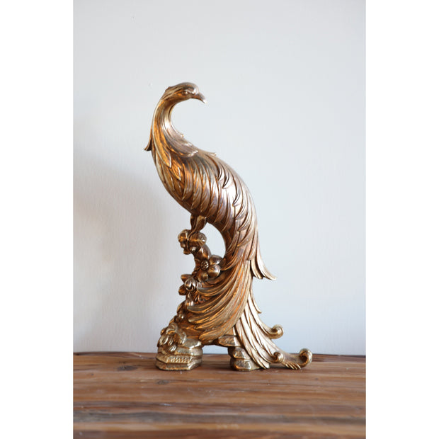 Vintage Standing Bird Statue
