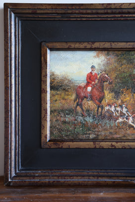 Horizontal Dog Hunt Art (Original)