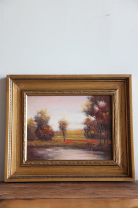 Rose Sunset Painting (Orignal)