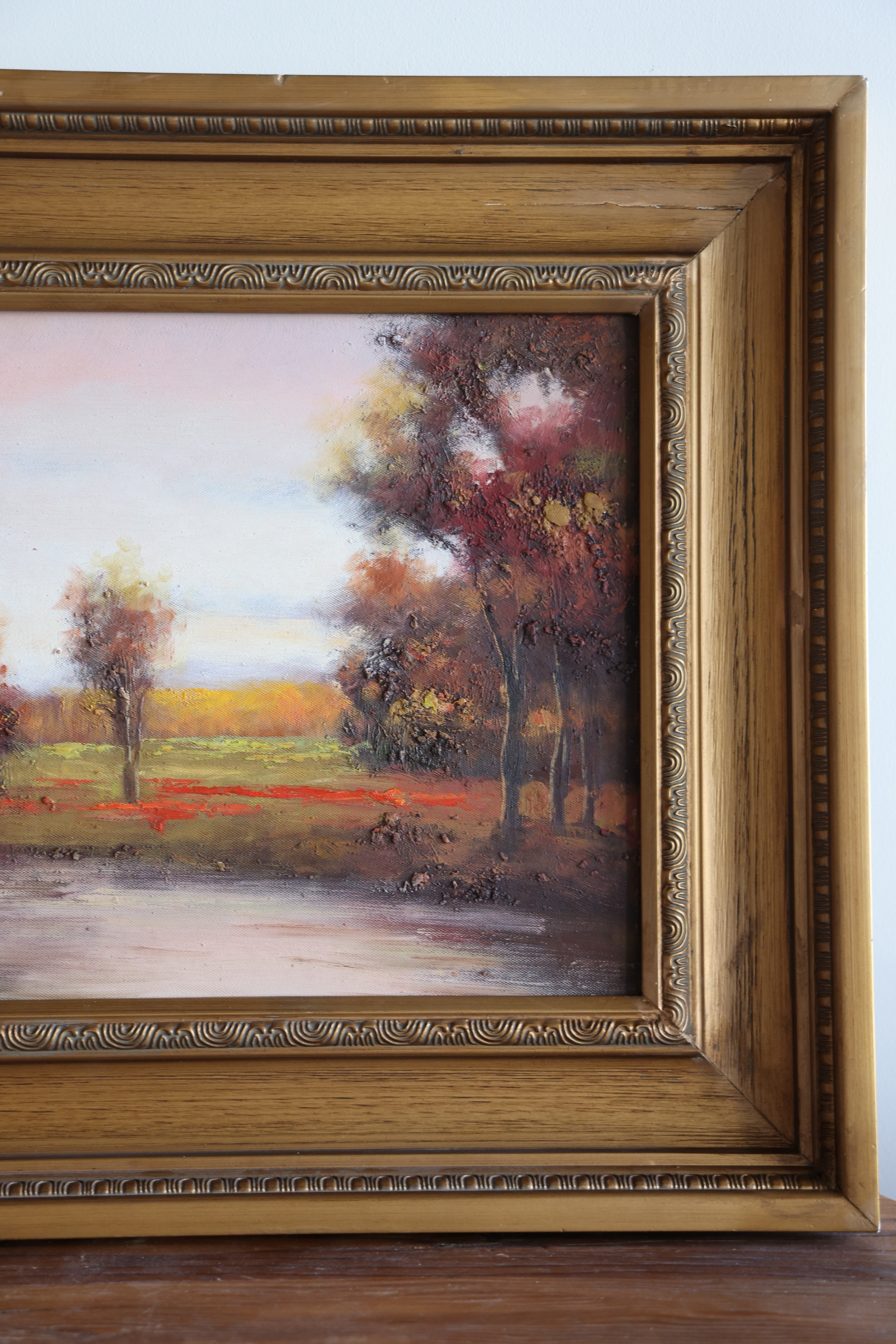 Rose Sunset Painting (Orignal)