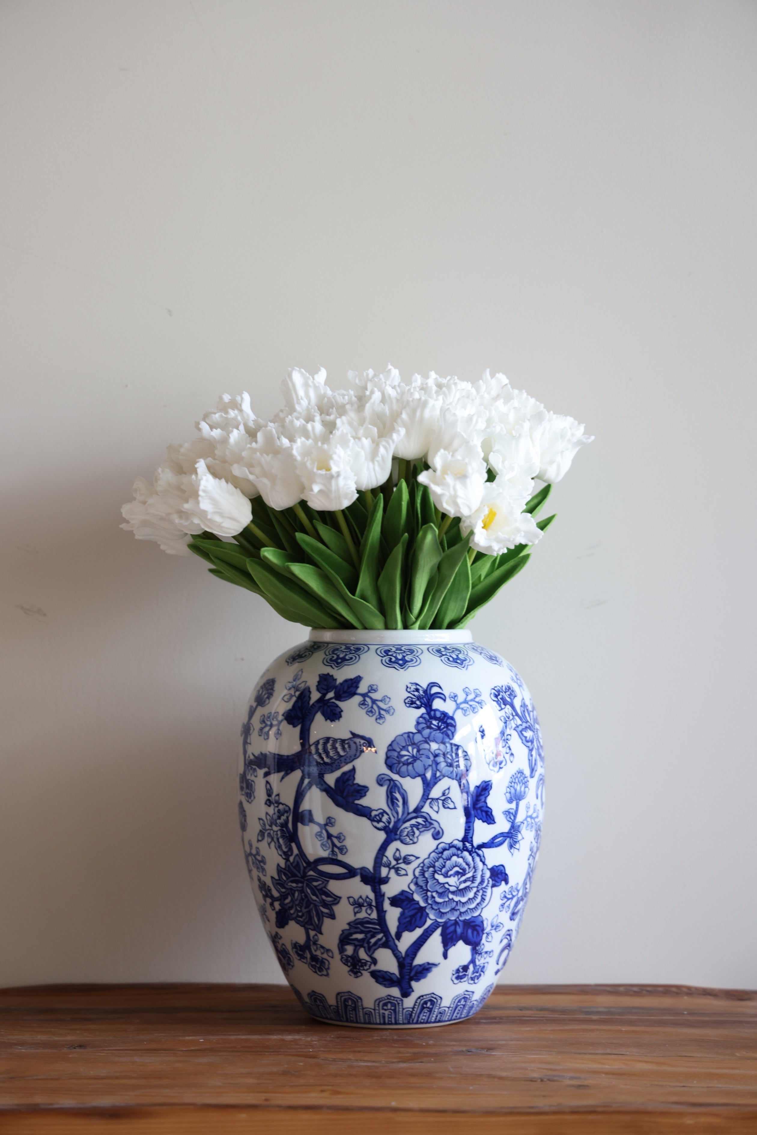 Bundle of 12 stems-Soft Real Touch Parrot Mini Tulip- 14