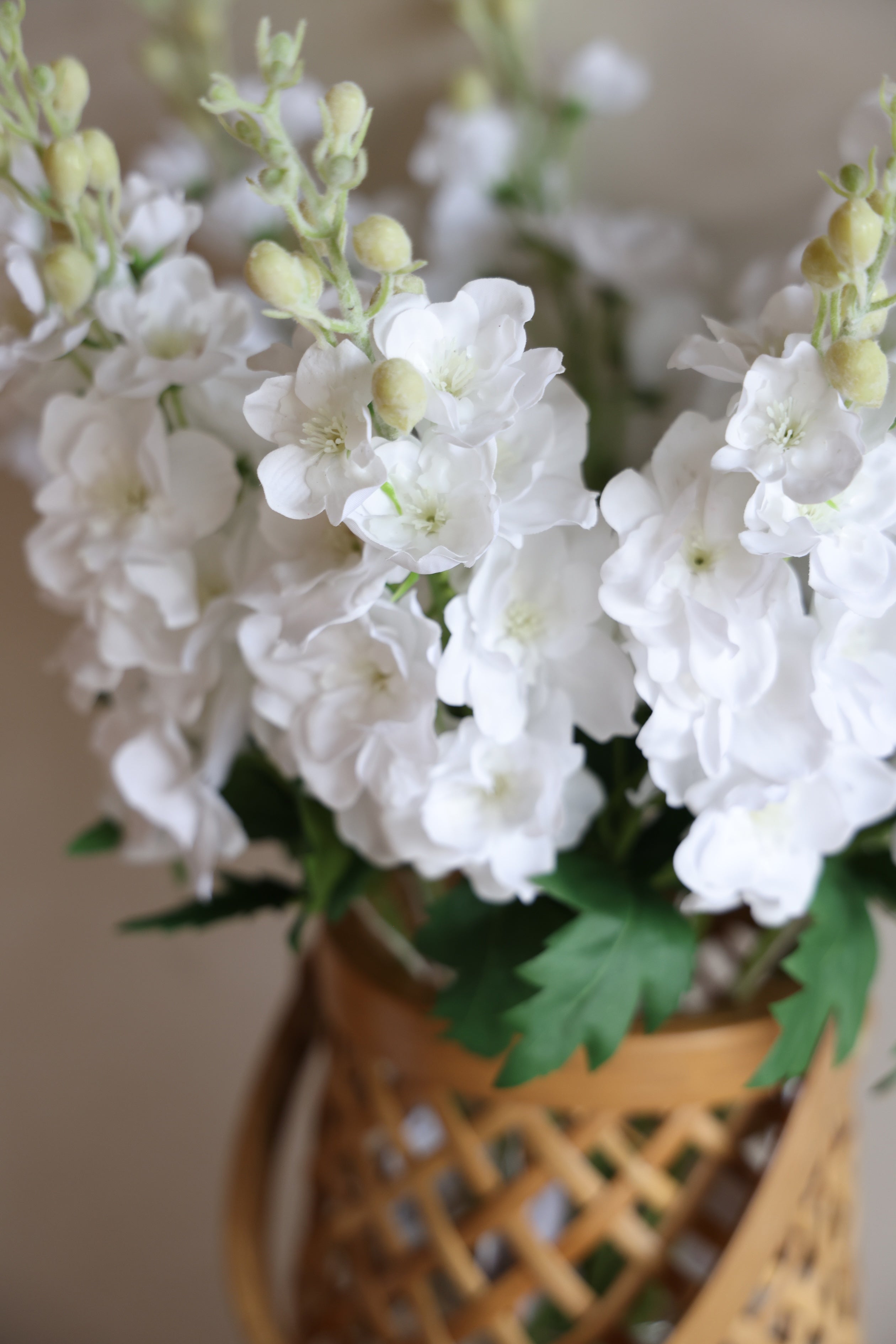Real Touch Moisturized Artificial Delphinium- 27